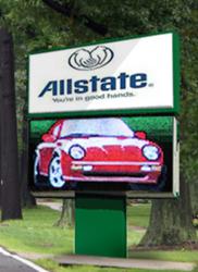 Roadside outdoor electronic message center